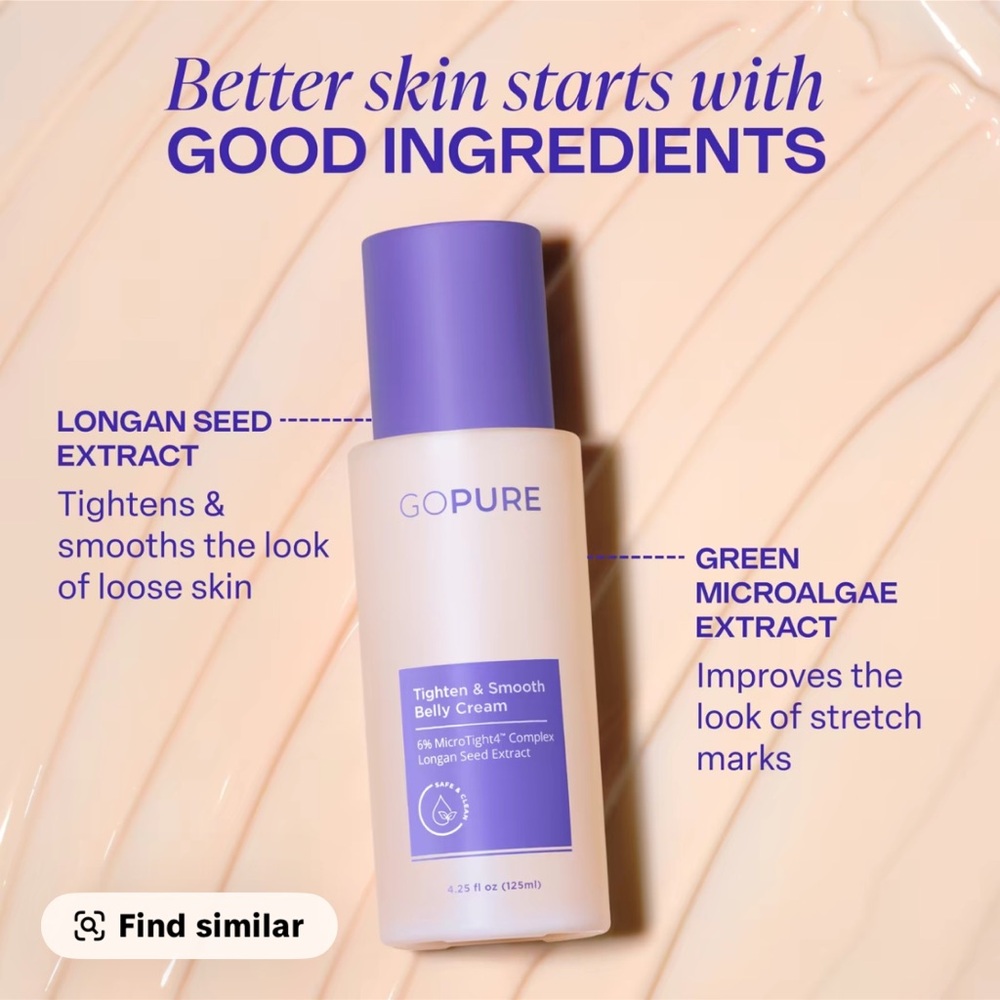 GoPure Tighten & Smooth Belly Cream - Picture 6 of 8